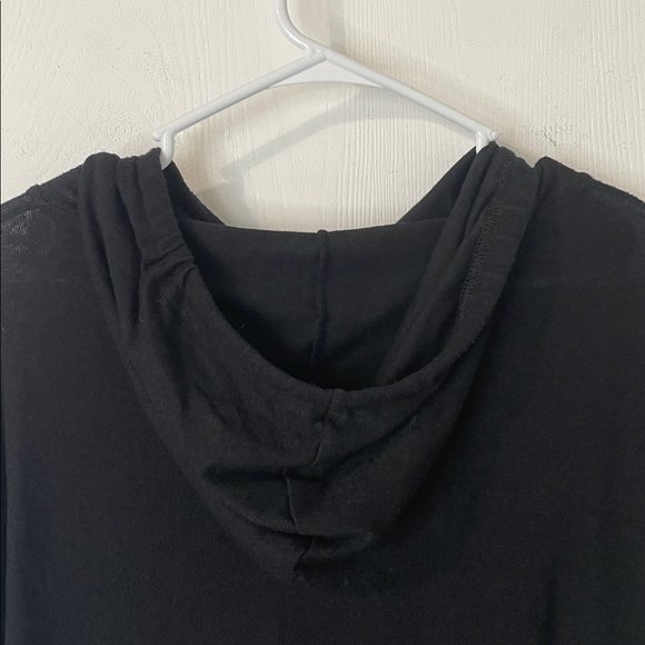 Zyia Active Black Boyfriend Lounge Hoodie Athleisure Hooded Womens Size Large - Picture 7 of 7